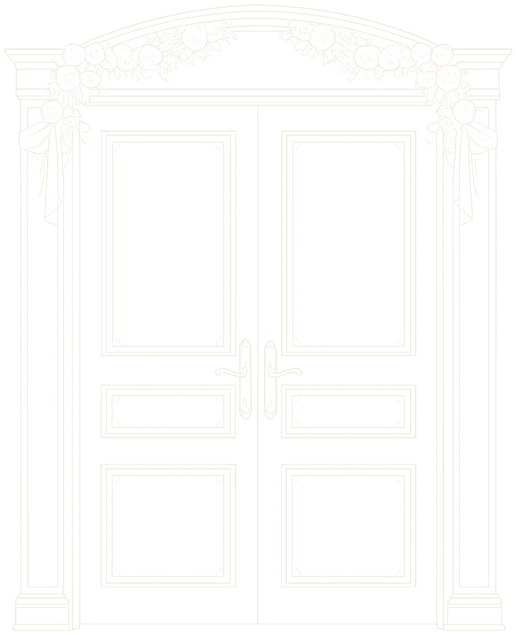The chapel door